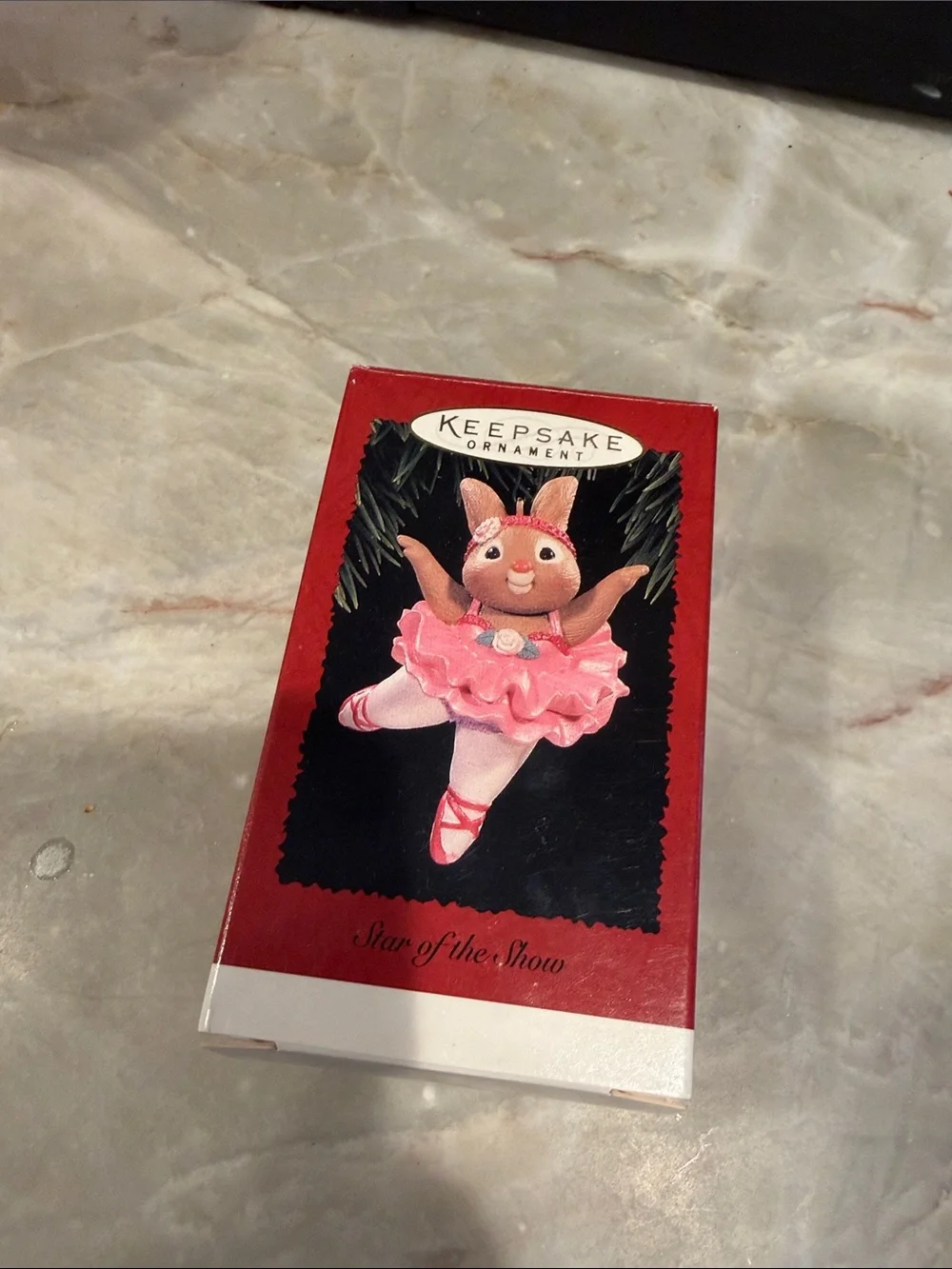Hallmark Keepsake Ornament Pink Ballerina Bunny